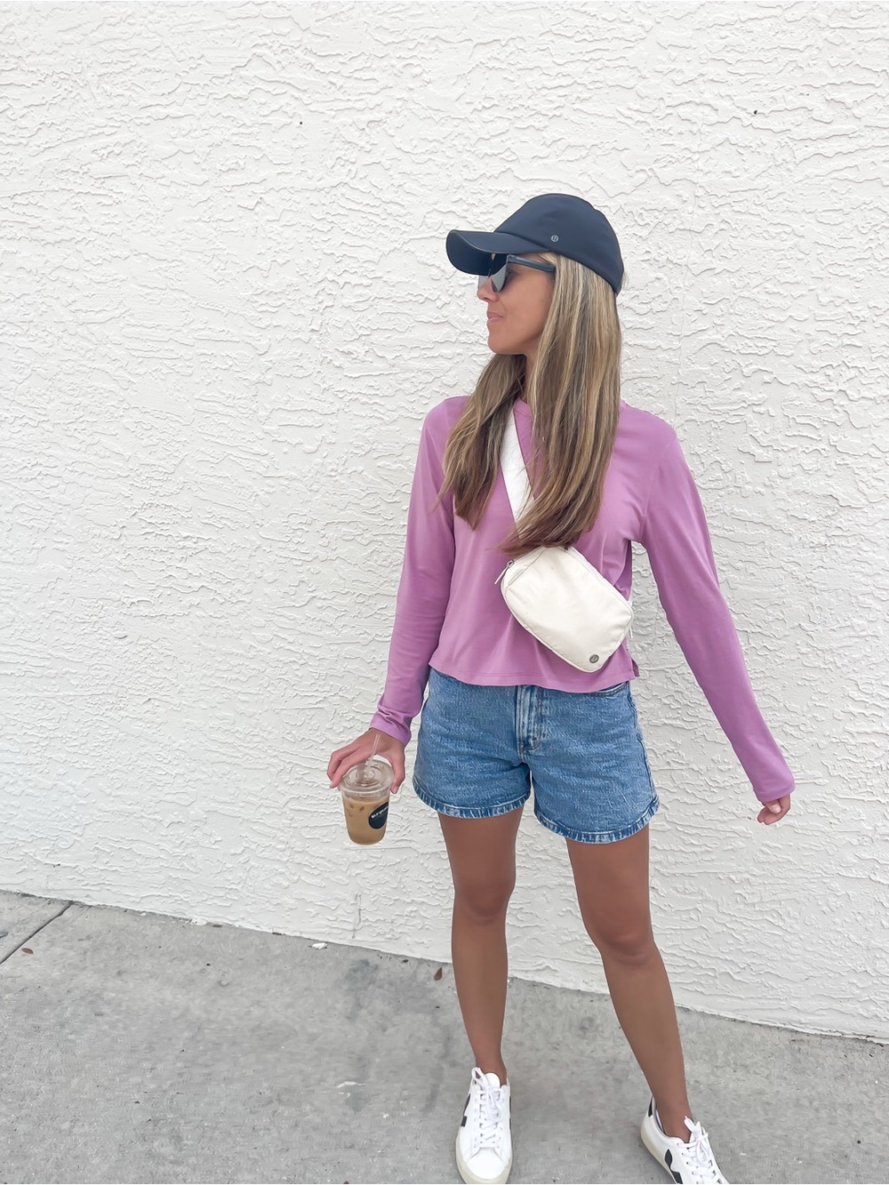 lululemon athletica mauve crewneck long sleeve tee - Picture 4 of 7